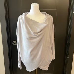 Athleta wrap sweatshirt, size M